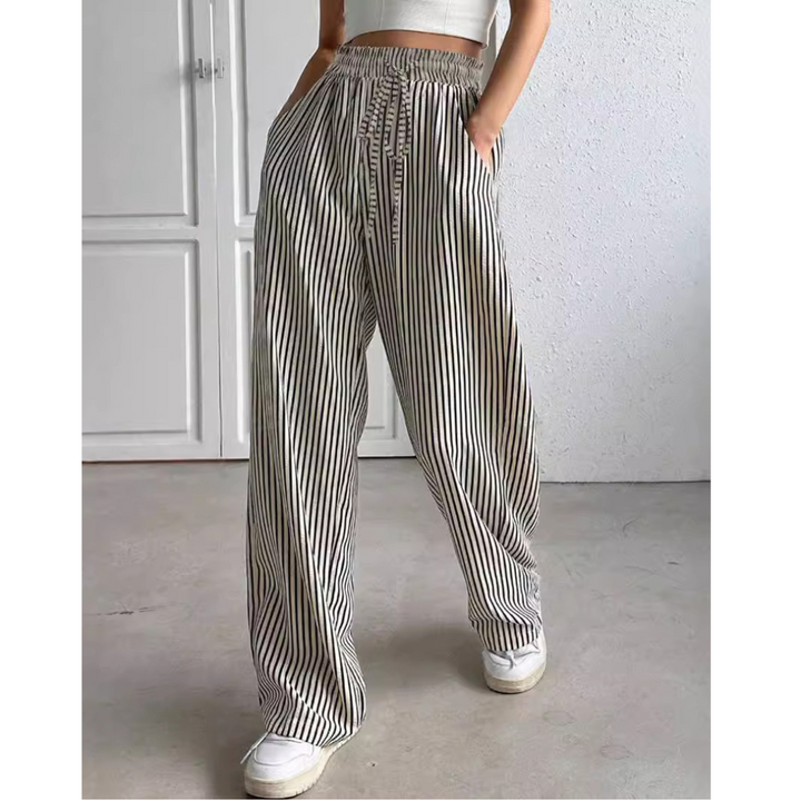BAYLEEZ™ – Easygoing Summer Striped Relaxed Fit Pants