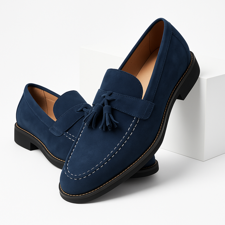 Daytona Suede Loafer with Tassel Detail
