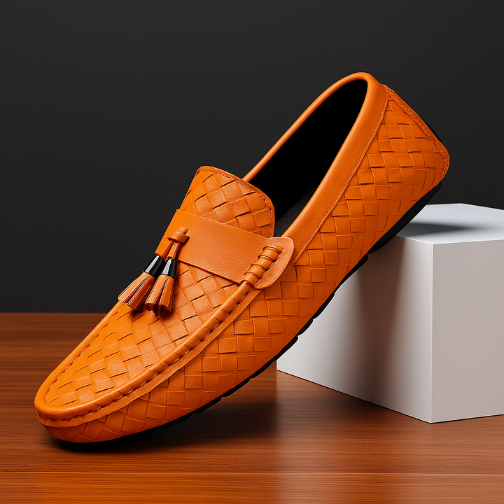 Salazar Leather Loafers with Tassel Detail
