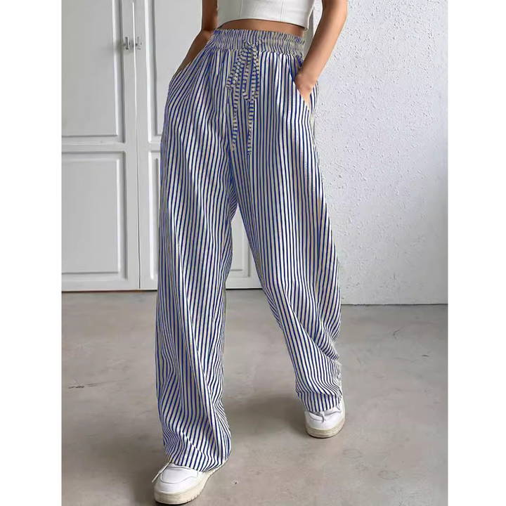 BAYLEEZ™ – Easygoing Summer Striped Relaxed Fit Pants