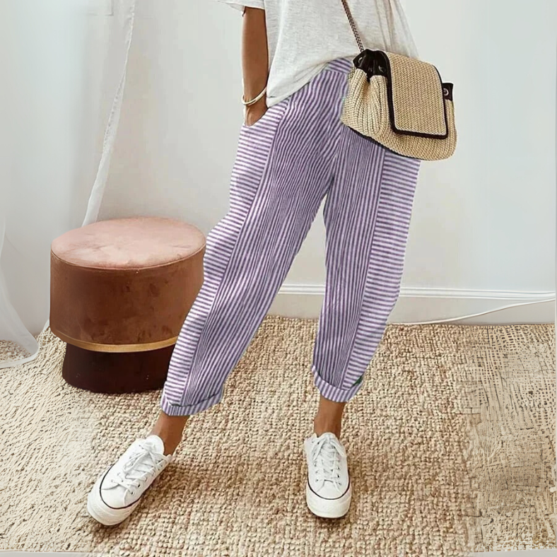 FLORIANE™ - Bohemian Stripe Lounge Pants
