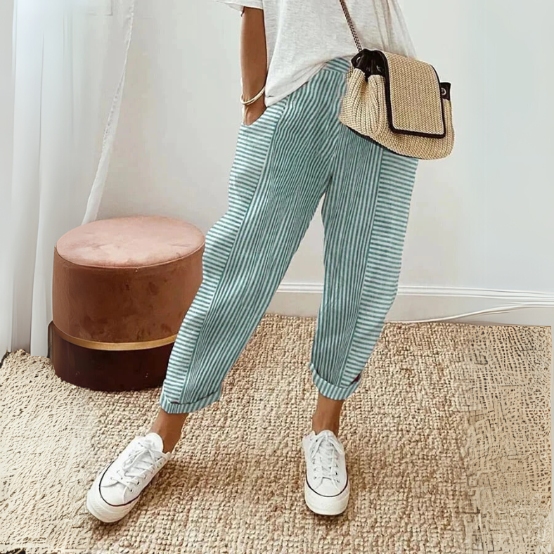 FLORIANE™ - Bohemian Stripe Lounge Pants
