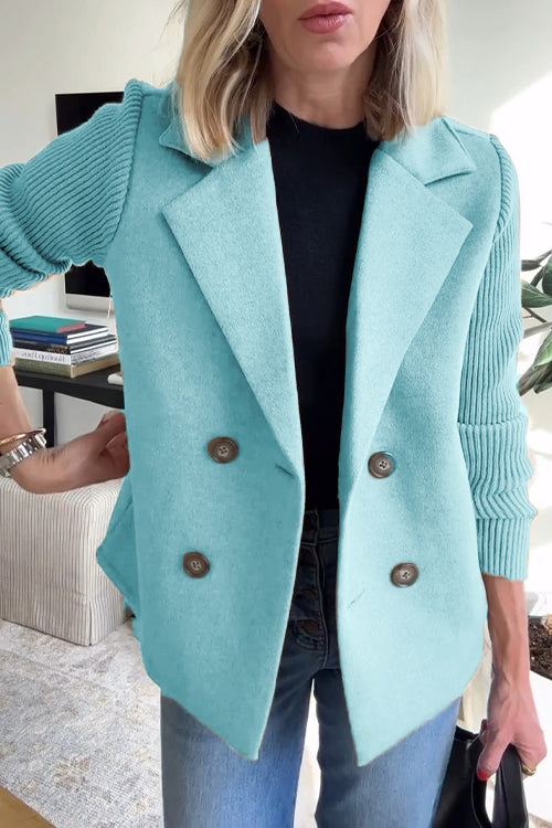 SORELLE™ - Stylish Knit-Sleeve Blazer