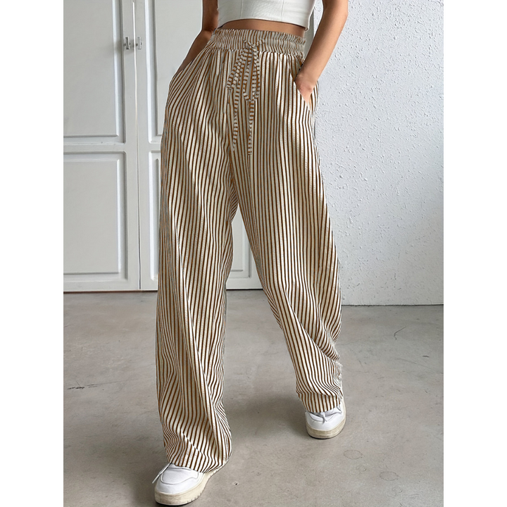 BAYLEEZ™ – Easygoing Summer Striped Relaxed Fit Pants