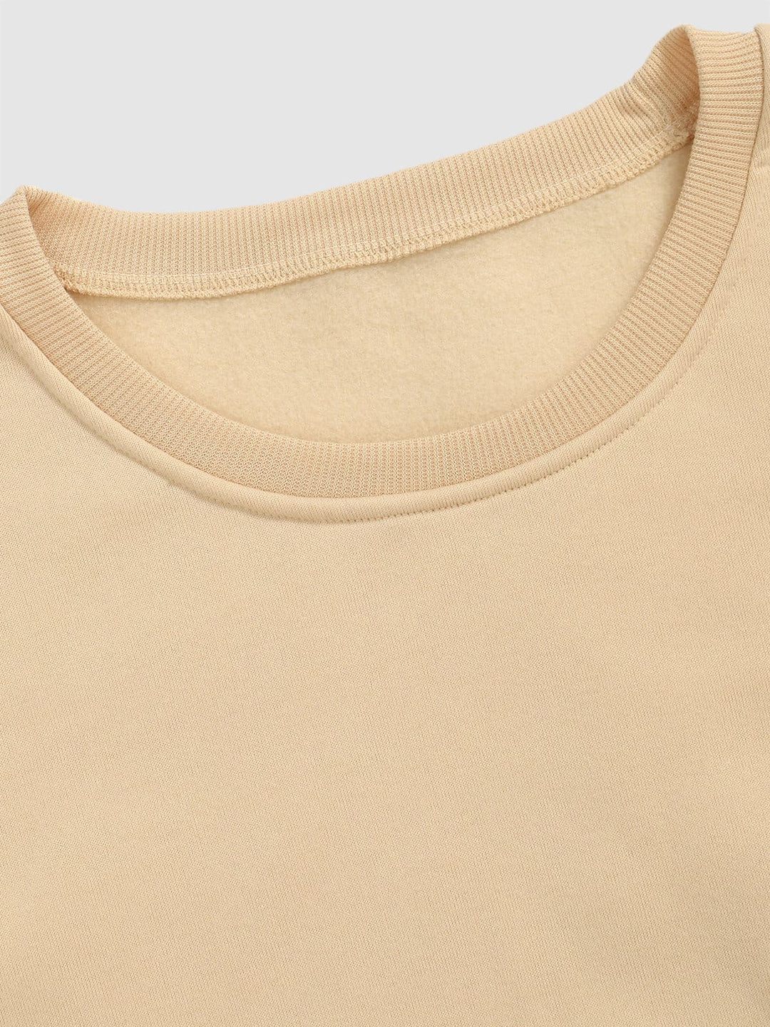 Men's Letter Smiley Face Print Casual Round Neck Pullover Sweatshirt