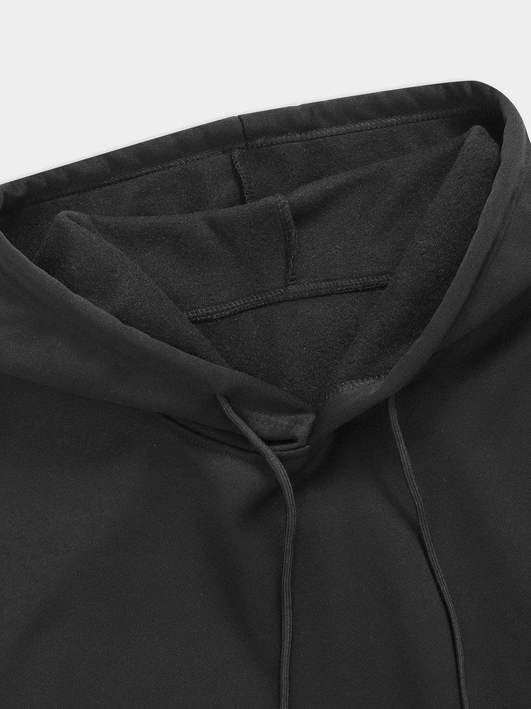 Men's Fleece Lined Pullover Drawstring Hoodie