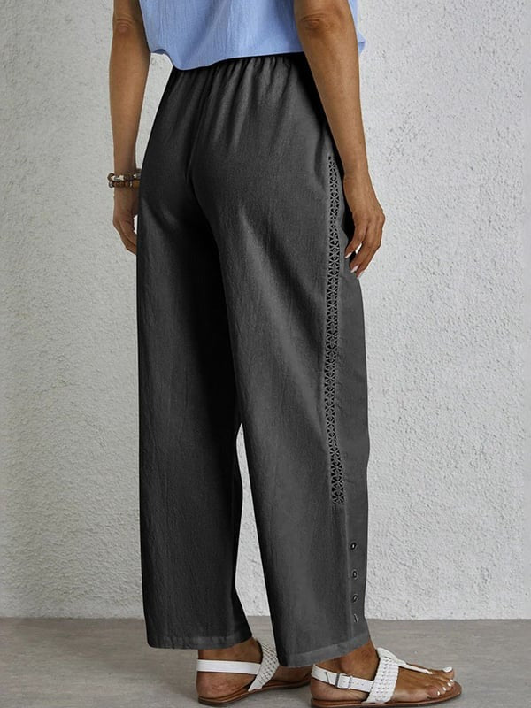 Celena™ | Effortless Button-Up Trousers