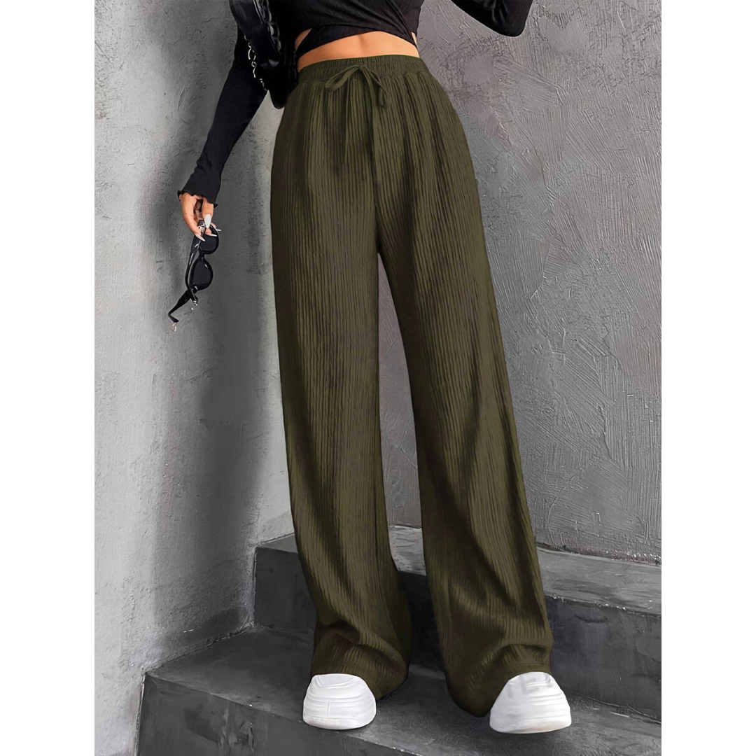 BERNILA™ – Relaxed Fit Wide-Waist Comfort Pants for Everyday Wear