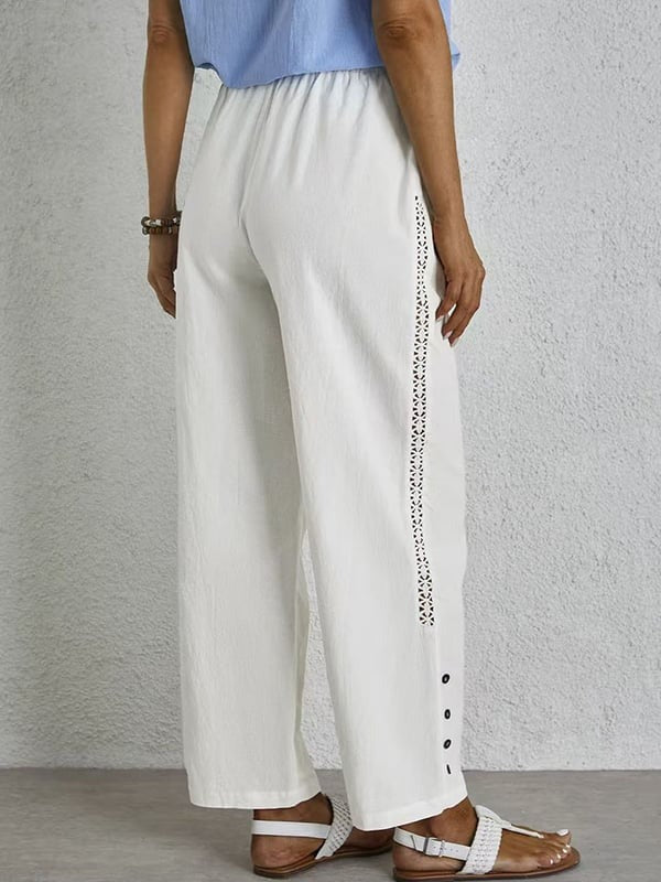Celena™ | Effortless Button-Up Trousers
