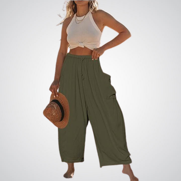 LYNNA™ – Relaxed Fit Wide-Leg Trousers