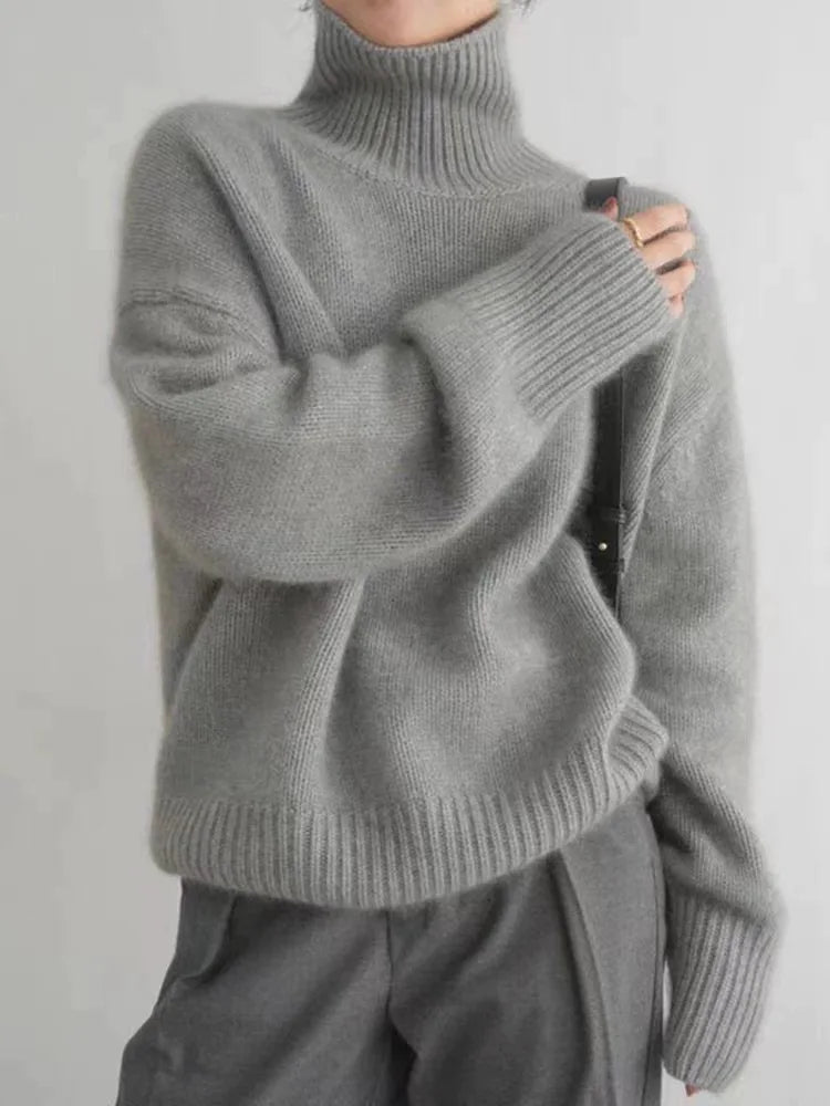astrella | High Neck Cashmere Jumper