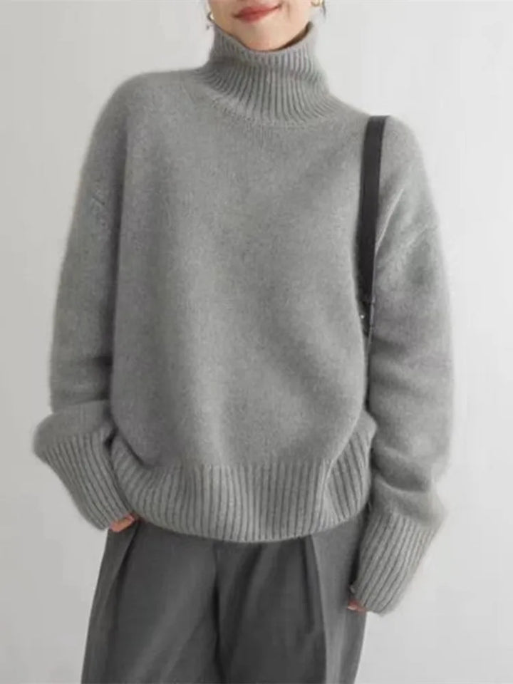 astrella | High Neck Cashmere Jumper