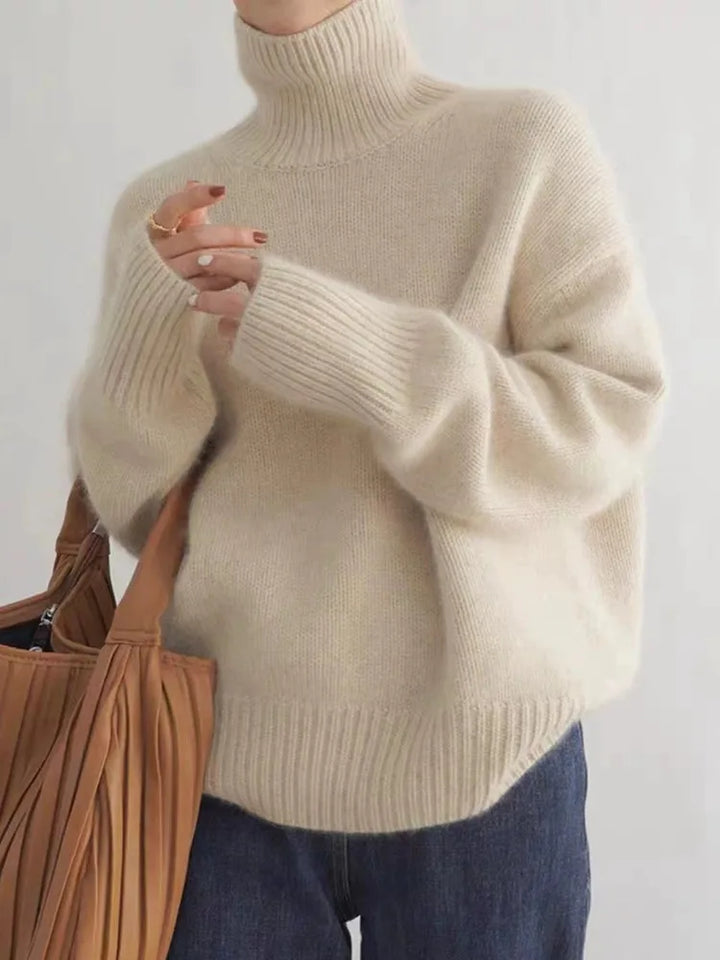 astrella | High Neck Cashmere Jumper