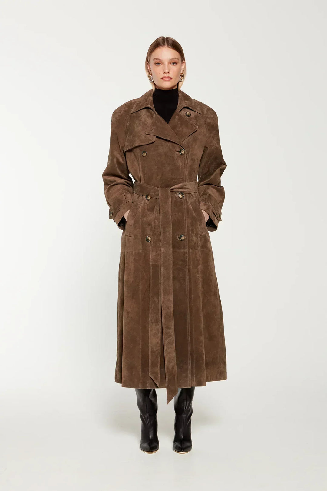 CHANTAL™ - Timeless Belted Trench Coat