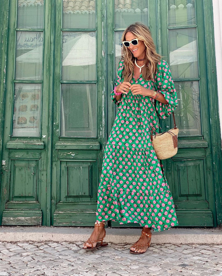 SABINE™ - Bohemian-Inspired Maxi Dress