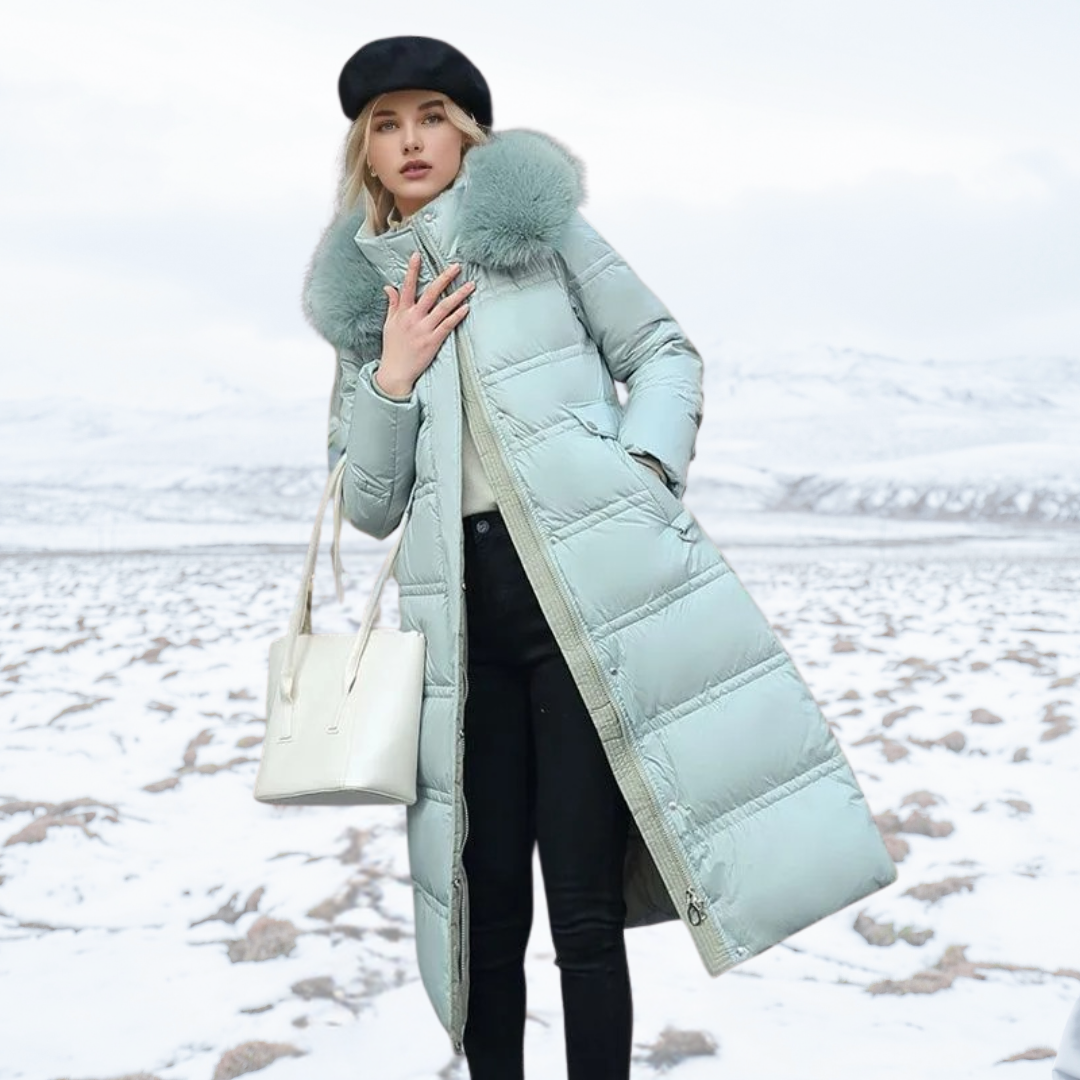 LUCIA™ | Luxury Winter Parka Featuring a Fur-Lined Hood
