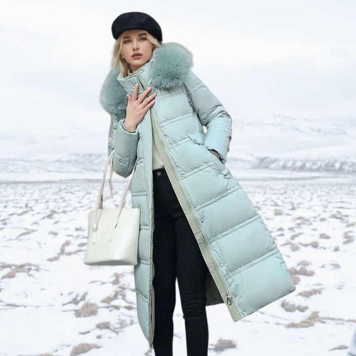 LUCIA™ | Luxury Winter Parka Featuring a Fur-Lined Hood