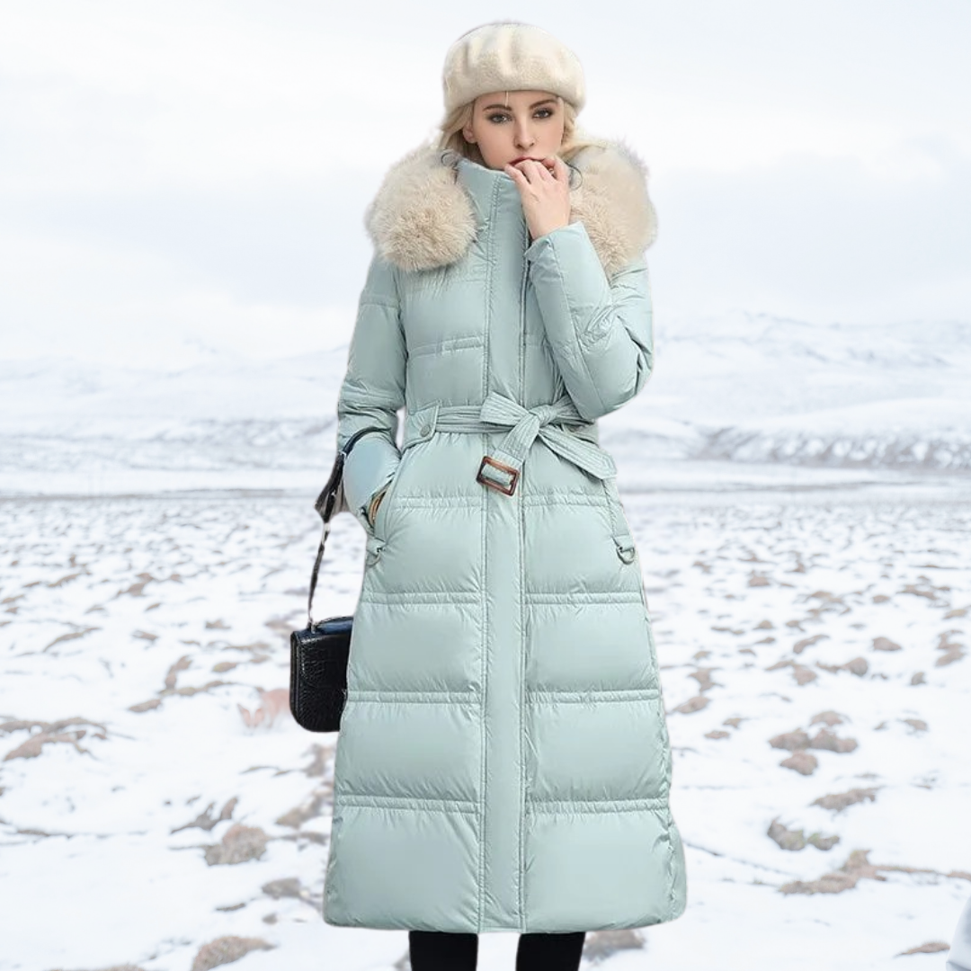 LUCIA™ | Luxury Winter Parka Featuring a Fur-Lined Hood