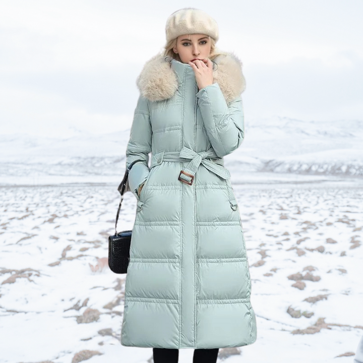 LUCIA™ | Luxury Winter Parka Featuring a Fur-Lined Hood