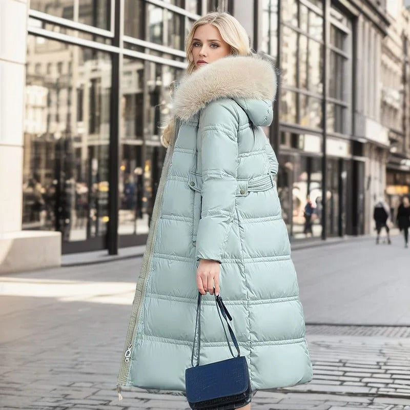 LUCIA™ | Luxury Winter Parka Featuring a Fur-Lined Hood