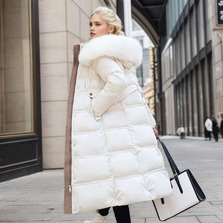 LUCIA™ | Luxury Winter Parka Featuring a Fur-Lined Hood