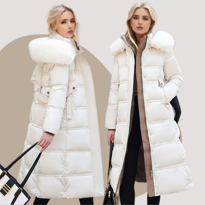 LUCIA™ | Luxury Winter Parka Featuring a Fur-Lined Hood