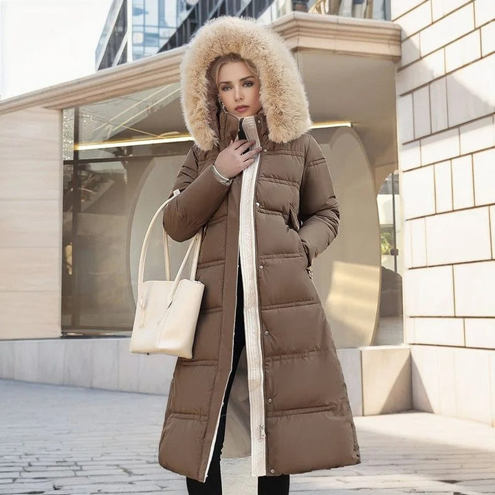 LUCIA™ | Luxury Winter Parka Featuring a Fur-Lined Hood
