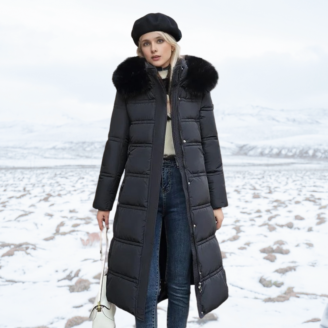 LUCIA™ | Luxury Winter Parka Featuring a Fur-Lined Hood