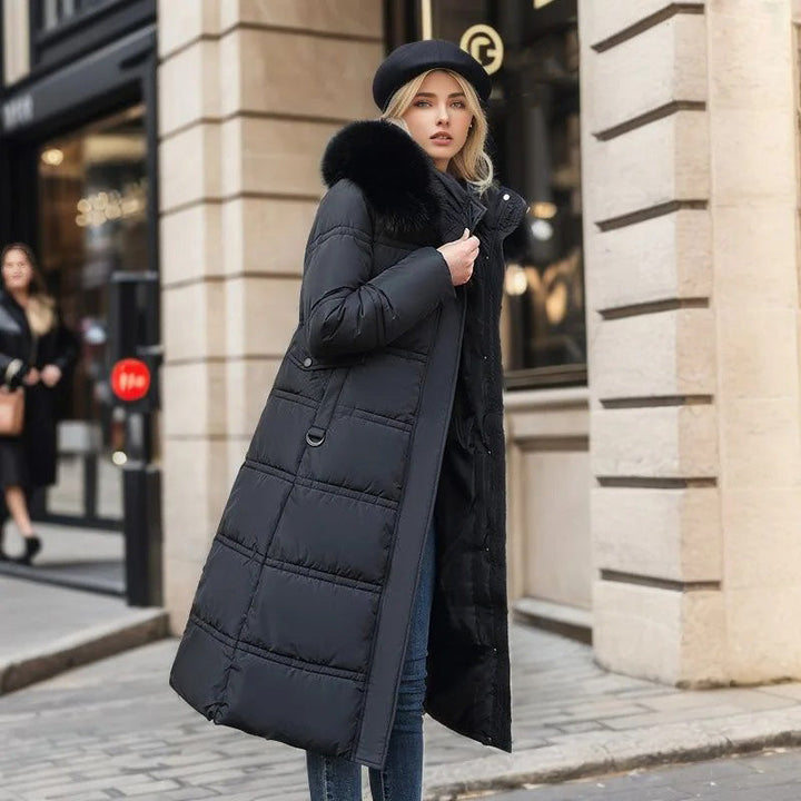 LUCIA™ | Luxury Winter Parka Featuring a Fur-Lined Hood