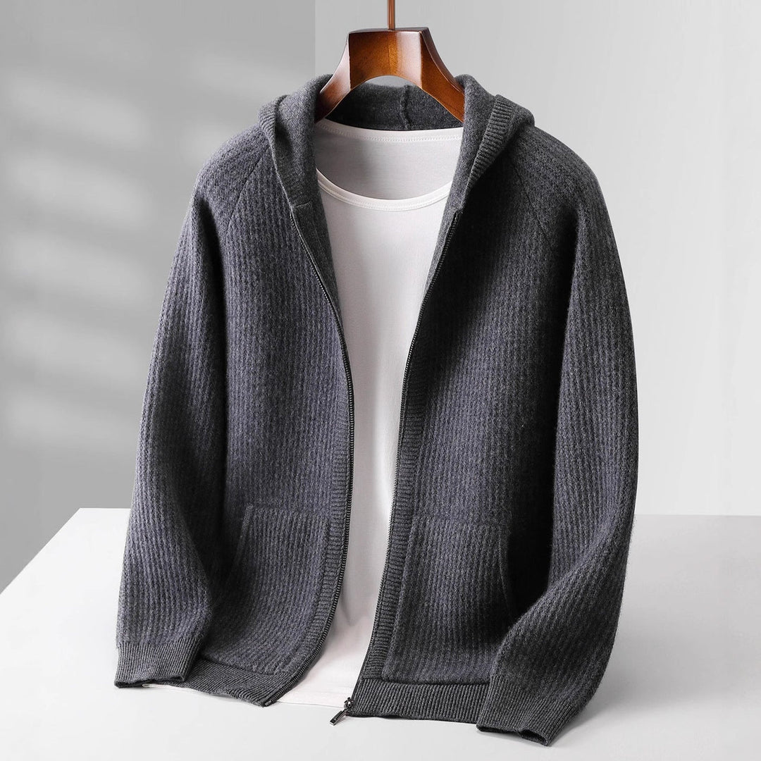 Cashmere Zip Hoodie in Sorrento