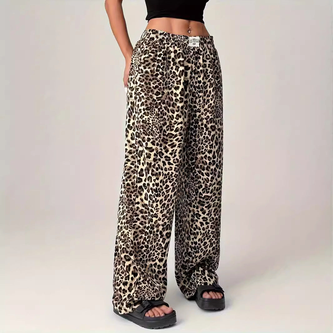 LIEZEL™ – Cozy Straight-Leg Leopard Print Trousers