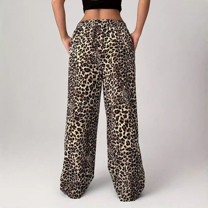 LIEZEL™ – Cozy Straight-Leg Leopard Print Trousers
