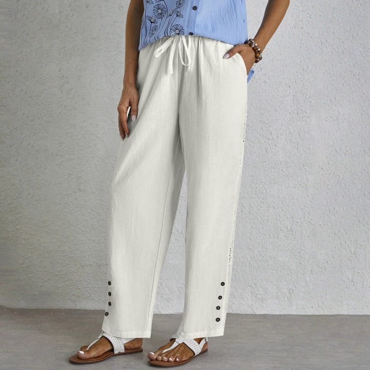 Celena™ | Effortless Button-Up Trousers