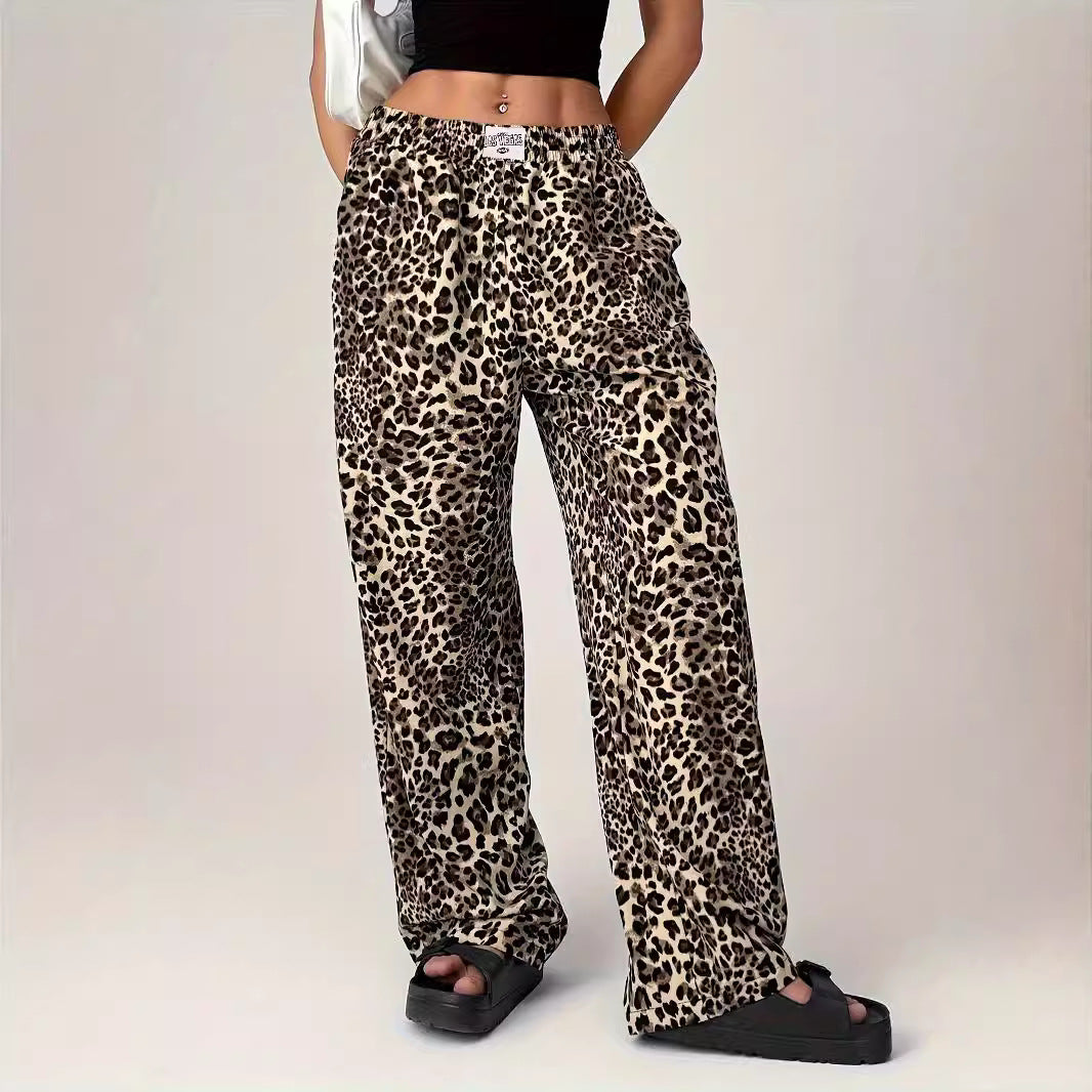LIEZEL™ – Cozy Straight-Leg Leopard Print Trousers