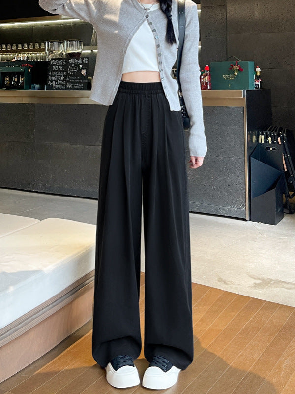 ZINNA™ – Relaxed High-Waisted Wide-Leg Trousers