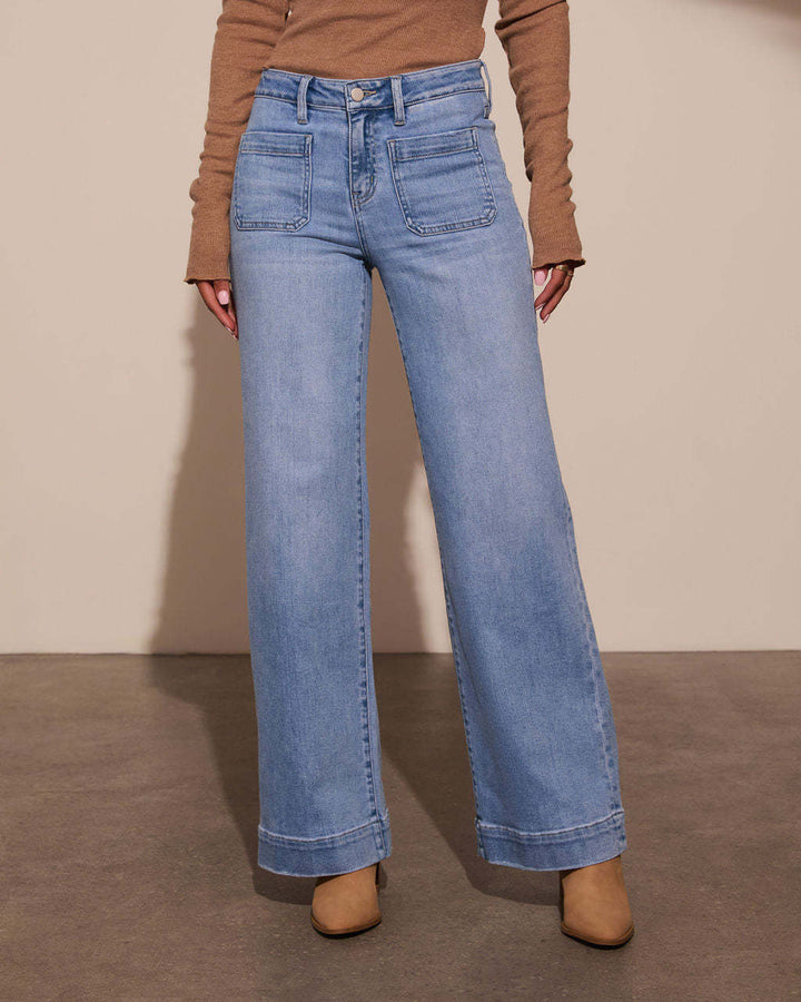 LOVIA™ – Vintage-Inspired High-Waisted Slim Fit Jeans