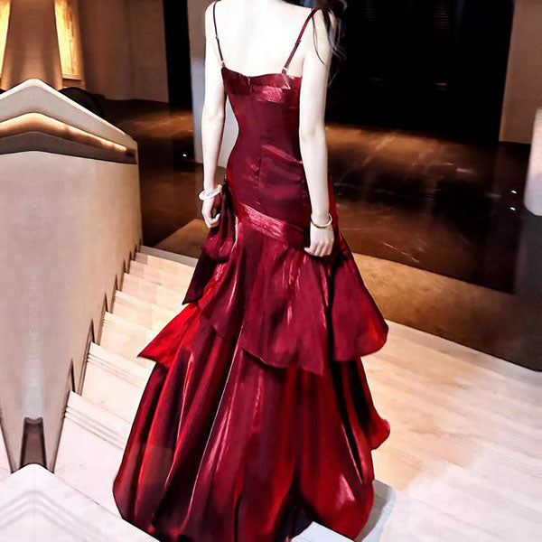 VIANNE™ - Elegant Ruffled Maxi Gown