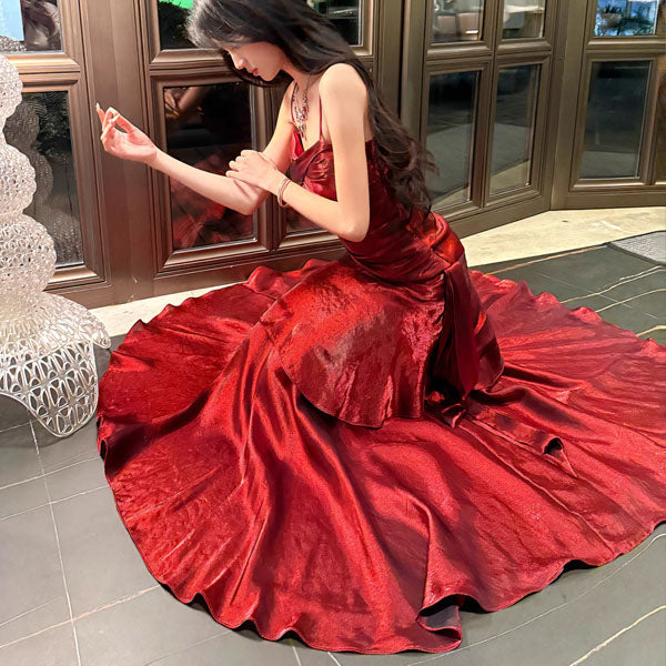 VIANNE™ - Elegant Ruffled Maxi Gown