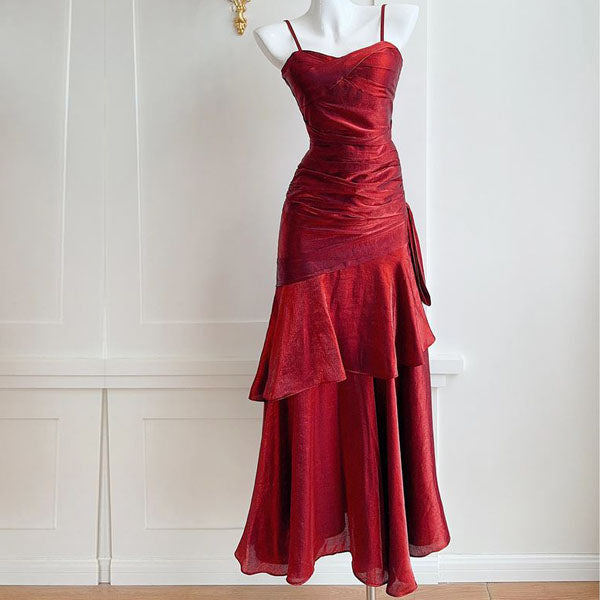 VIANNE™ - Elegant Ruffled Maxi Gown