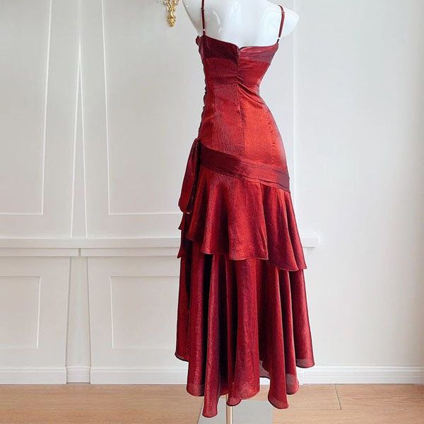 VIANNE™ - Elegant Ruffled Maxi Gown