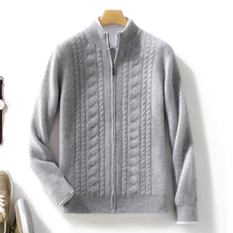 Lucian Cashmere Knit Cardigan