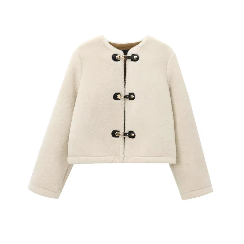 Astrella Cozy Plush Faux Fur Jacket