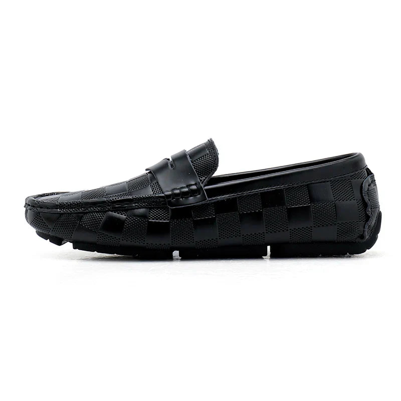 Verenzo Plaid Leather Loafer