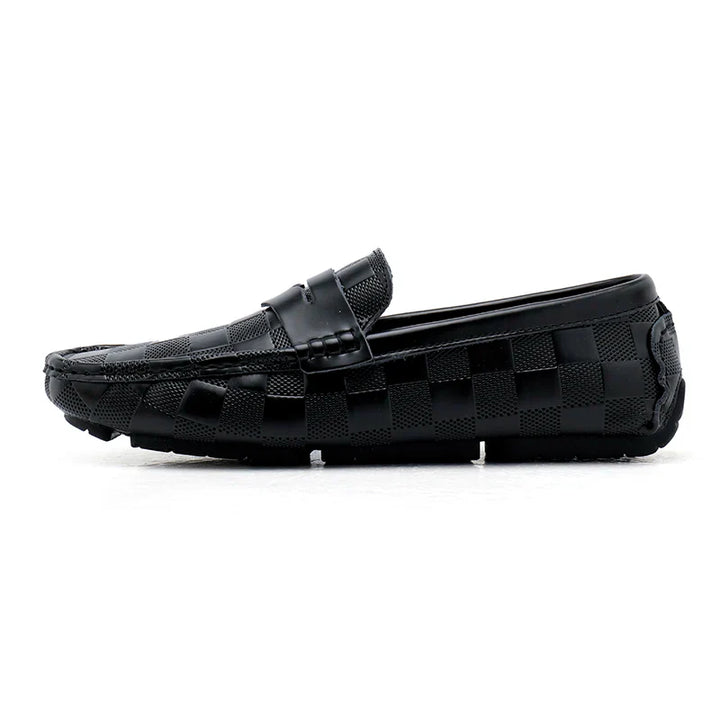Verenzo Plaid Leather Loafer