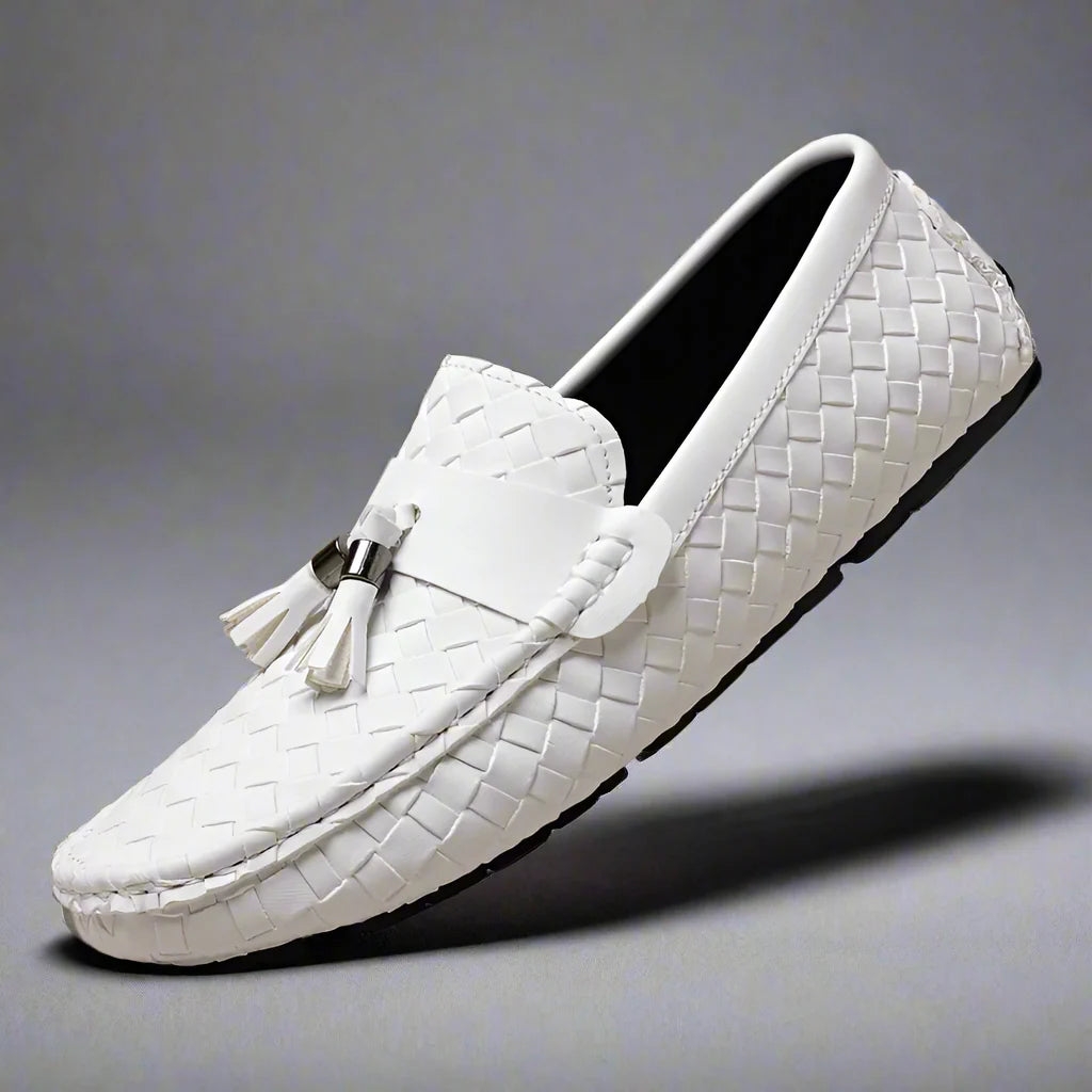 Salazar Leather Loafers with Tassel Detail