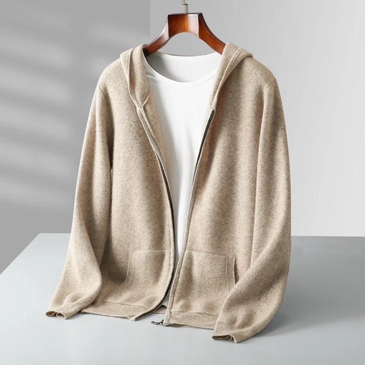 Caruso Cashmere Zip-Up Hoodie
