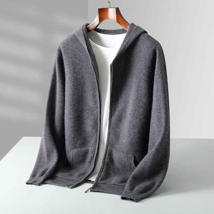 Caruso Cashmere Zip-Up Hoodie