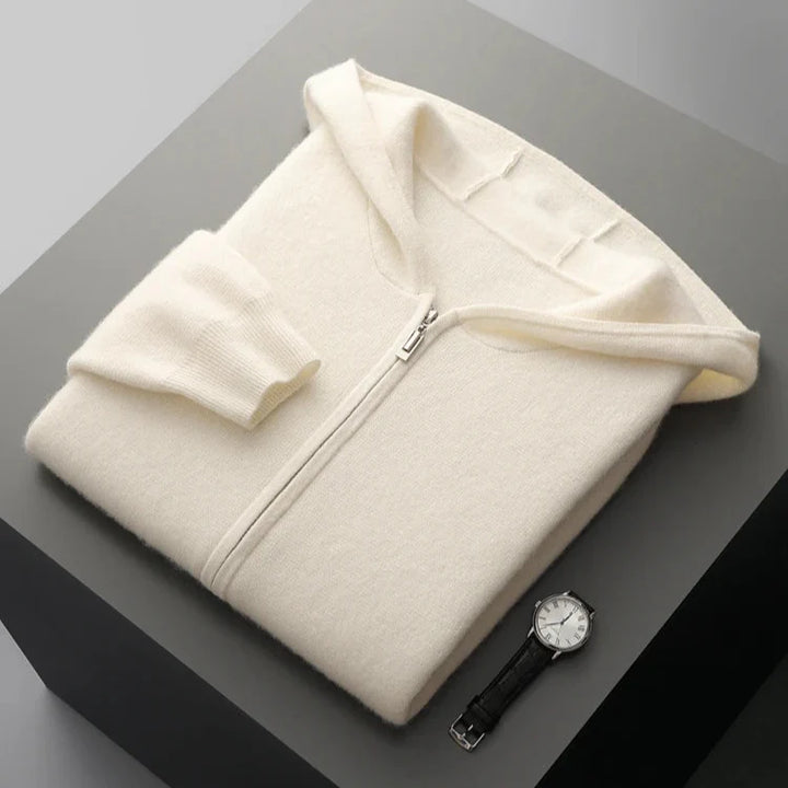 Caruso Cashmere Zip-Up Hoodie