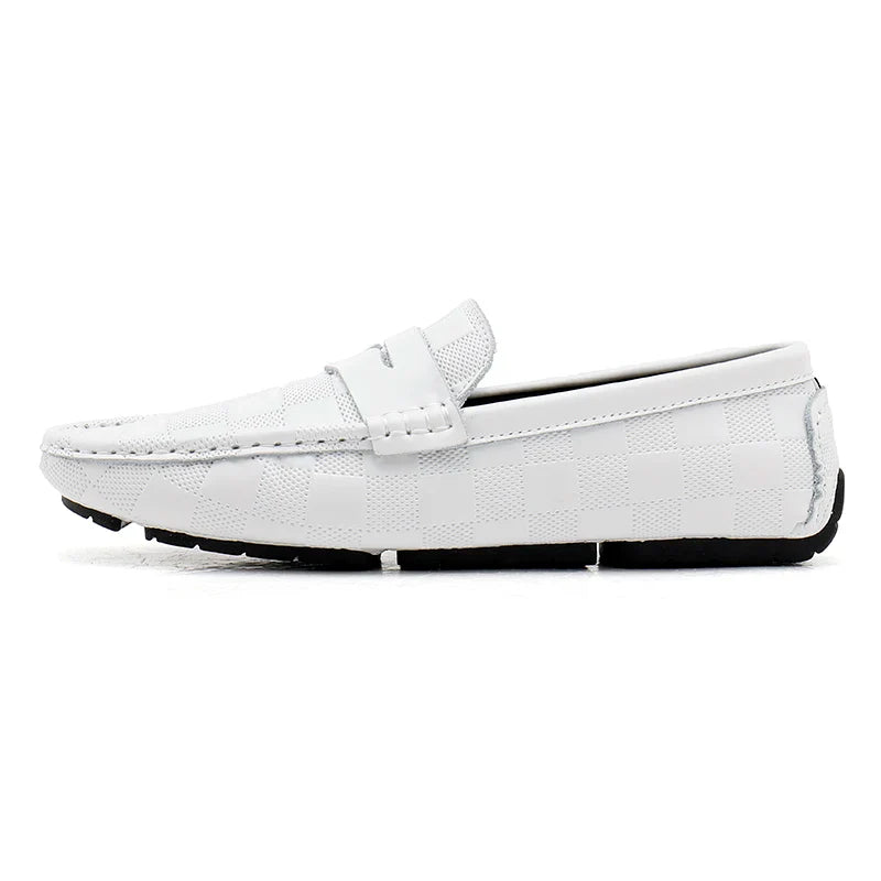 Verenzo Plaid Leather Loafer