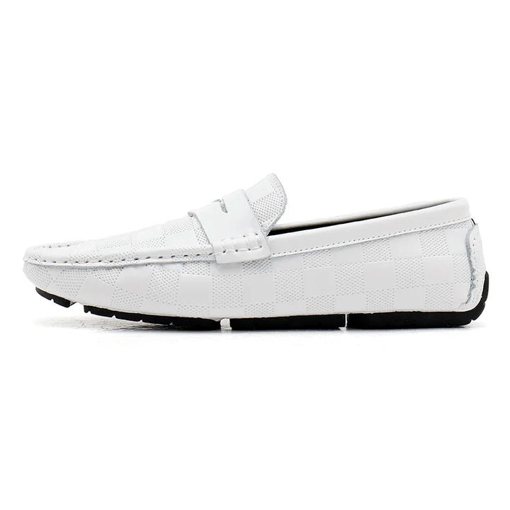 Verenzo Plaid Leather Loafer